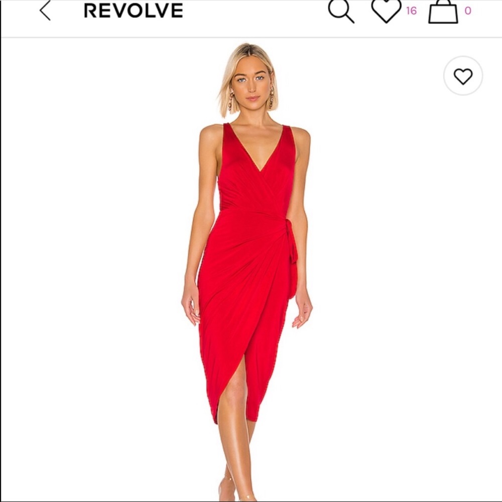 Red NBD x naven dress